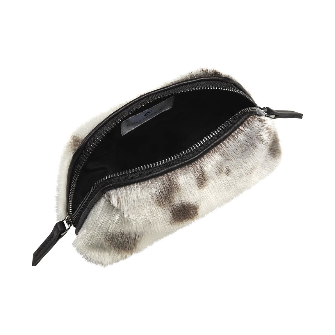 Kosmetikpung i sælskind